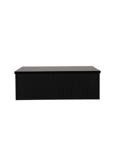 Soffbord Lenox, 90 × 90 cm, Svart