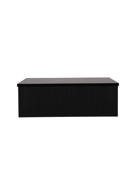 Soffbord Lenox, 90 × 90 cm, Svart