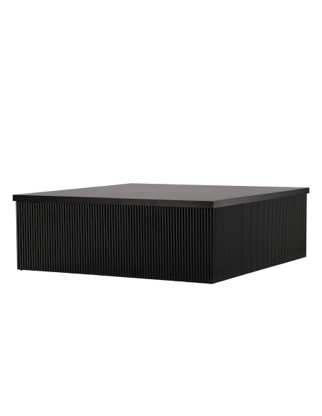 Soffbord Lenox, 90 × 90 cm, Svart