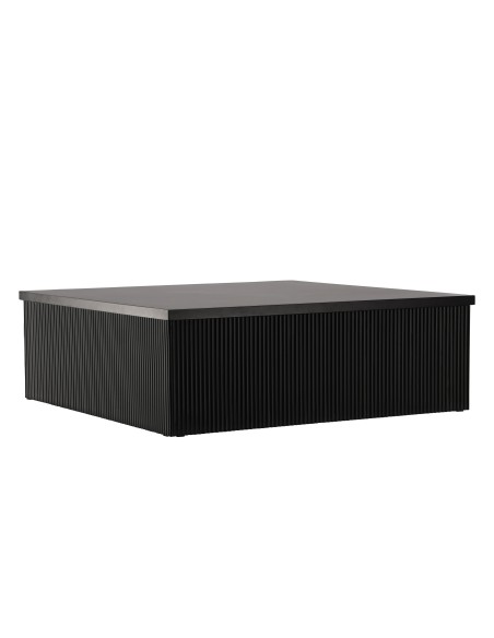 Soffbord Lenox, 90 × 90 cm, Svart