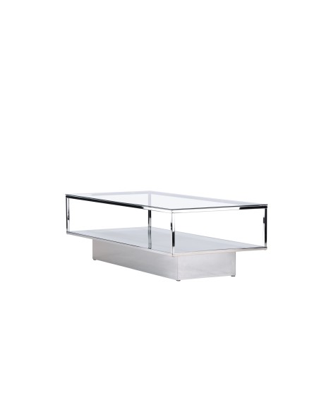 Soffbord Maglehem, 130 × 60 cm, Transparent