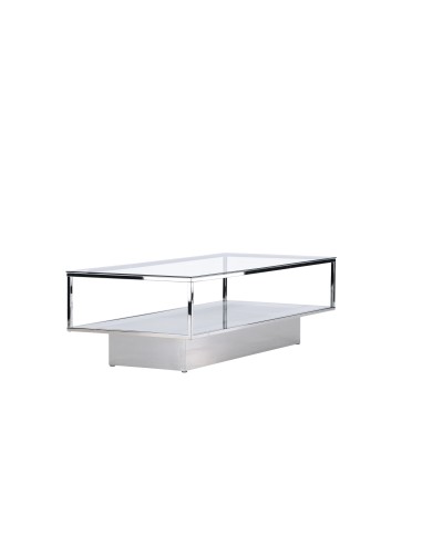 Soffbord Maglehem, 130 × 60 cm, Transparent