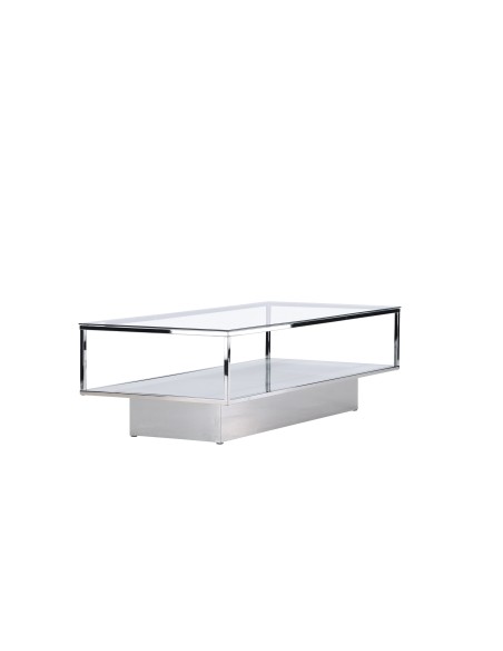 Soffbord Maglehem, 130 × 60 cm, Transparent