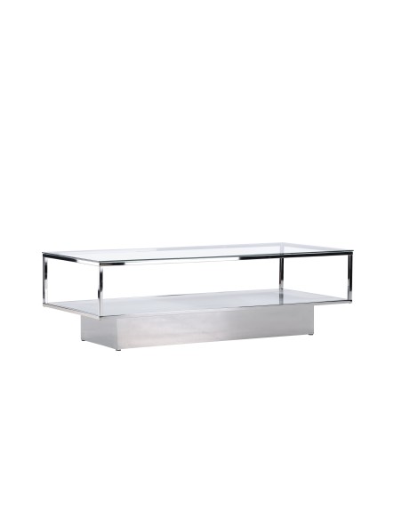 Soffbord Maglehem, 130 × 60 cm, Transparent