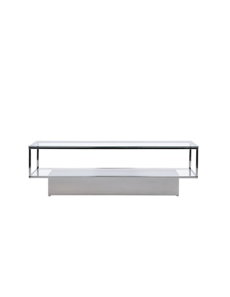 Soffbord Maglehem, 130 × 60 cm, Transparent