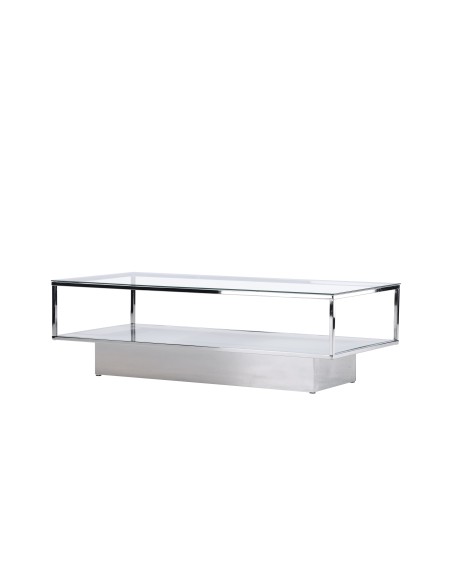 Soffbord Maglehem, 130 × 60 cm, Transparent