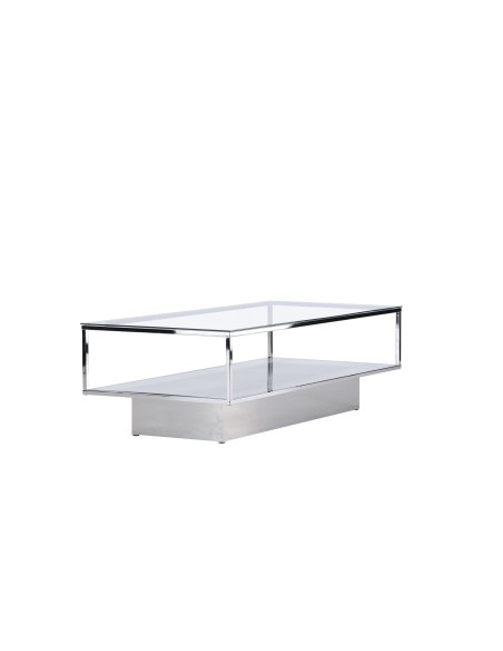 Soffbord Maglehem, 130 × 60 cm, Transparent