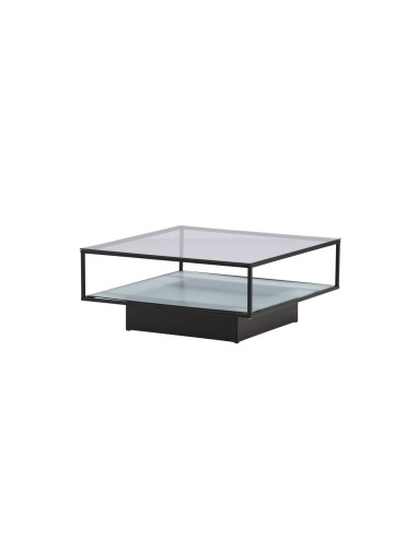 Soffbord Maglehem, 90 × 90 cm, Svart