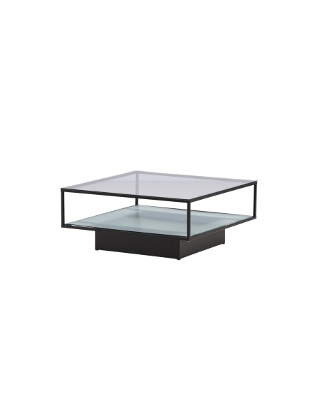 Soffbord Maglehem, 90 × 90 cm, Svart