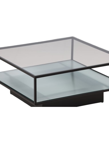Soffbord Maglehem, 90 × 90 cm, Svart