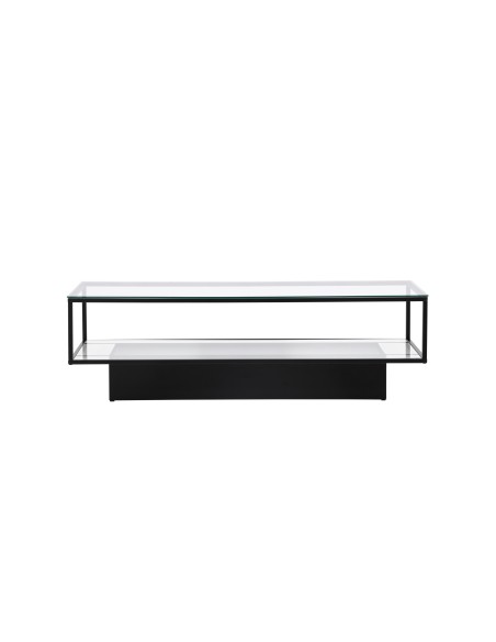 Soffbord Maglehem, 130 × 60 cm, Svart