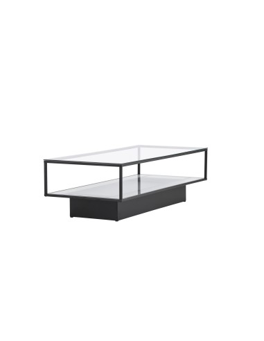 Soffbord Maglehem, 130 × 60 cm, Svart