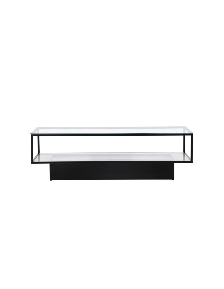 Soffbord Maglehem, 130 × 60 cm, Svart