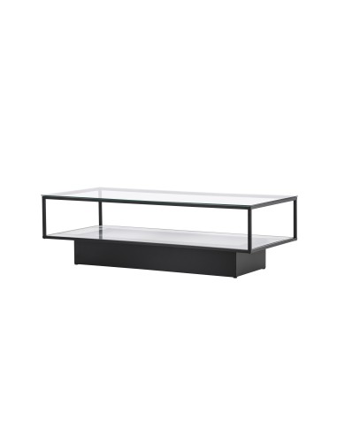 Soffbord Maglehem, 130 × 60 cm, Svart