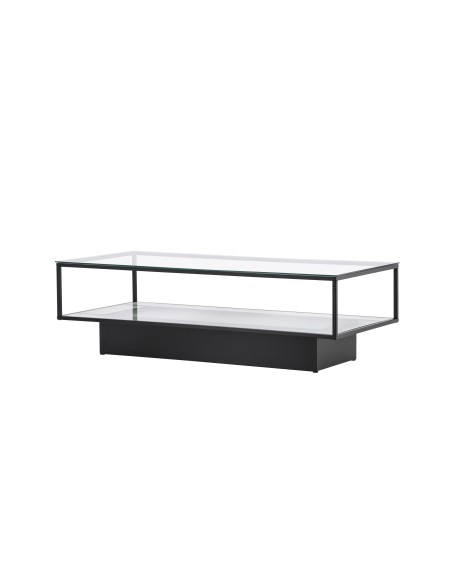 Soffbord Maglehem, 130 × 60 cm, Svart