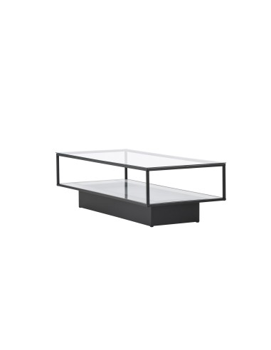 Soffbord Maglehem, 130 × 60 cm, Svart