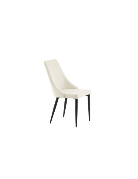 Matstol Leone, Beige/Svart