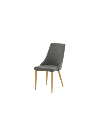 Matstol Leone, Mörkgrå/Natur