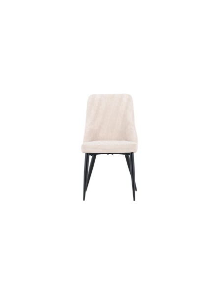 Matstol Leone, Beige/Svart