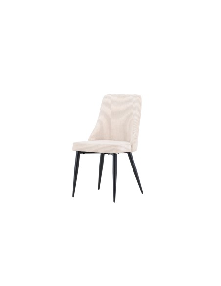 Matstol Leone, Beige/Svart