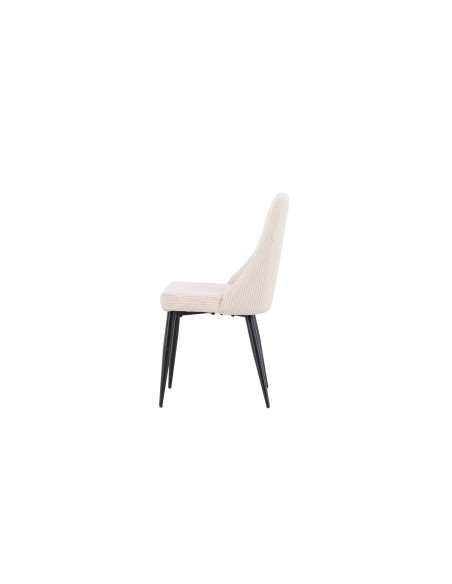 Matstol Leone, Beige/Svart