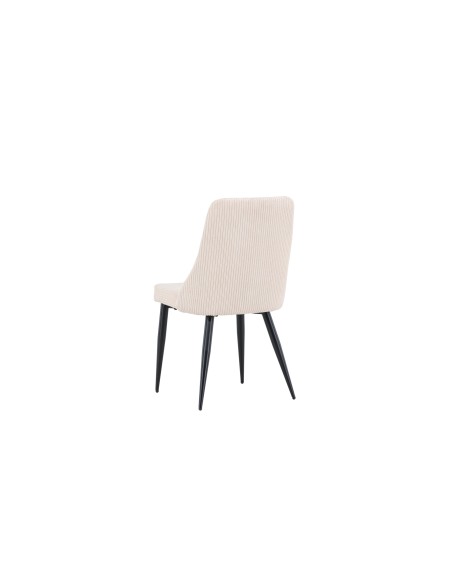Matstol Leone, Beige/Svart