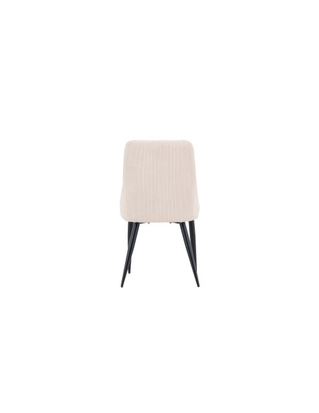 Matstol Leone, Beige/Svart
