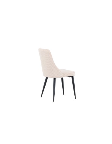 Matstol Leone, Beige/Svart