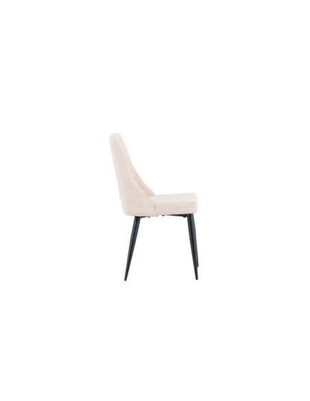 Matstol Leone, Beige/Svart