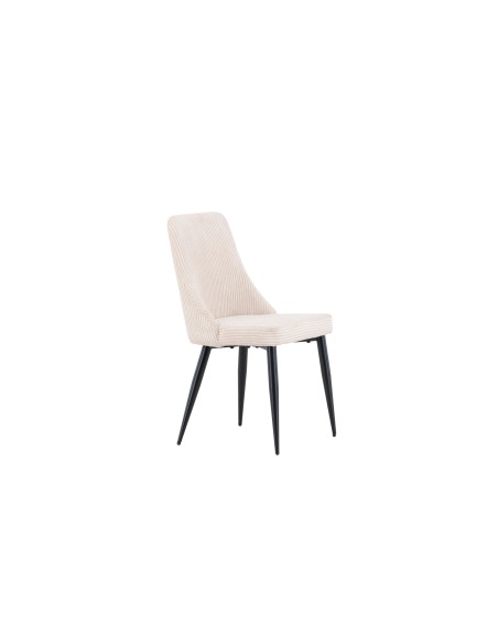 Matstol Leone, Beige/Svart
