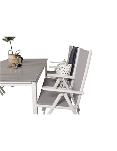 Matgrupp Levels med Break matstolar, 160 × 100 cm
