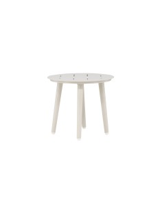 Runt sidobord Lina, Ø40 cm, Beige
