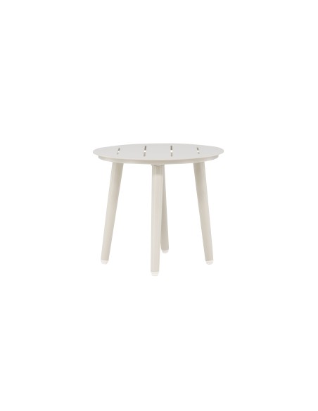 Runt sidobord Lina, Ø40 cm, Beige