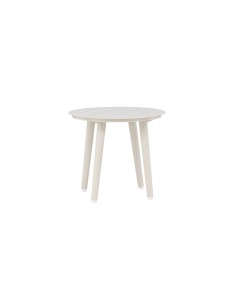 Runt sidobord Lina, Ø40 cm, Beige 2