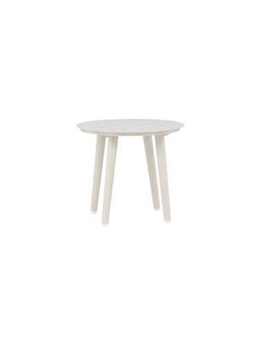 Runt sidobord Lina, Ø40 cm, Beige