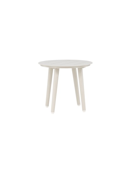 Runt sidobord Lina, Ø40 cm, Beige
