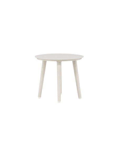 Runt sidobord Lina, Ø40 cm, Beige