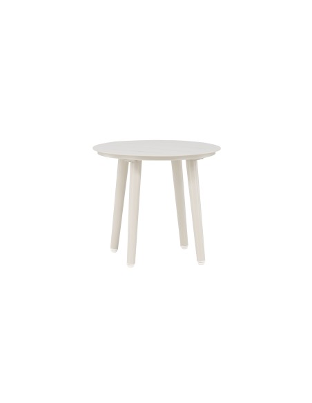 Runt sidobord Lina, Ø40 cm, Beige