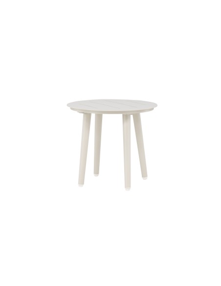 Runt sidobord Lina, Ø40 cm, Beige