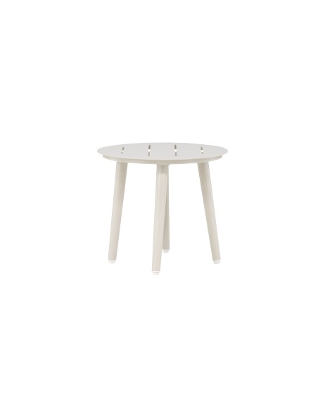 Runt sidobord Lina, Ø40 cm, Beige