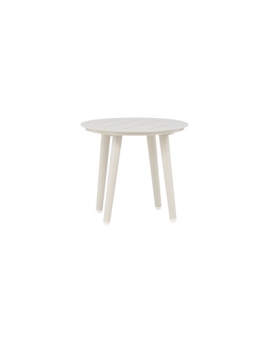 Runt sidobord Lina, Ø40 cm, Beige