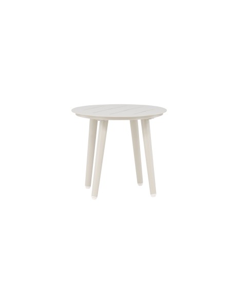 Runt sidobord Lina, Ø40 cm, Beige