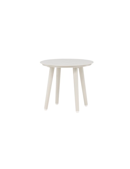 Runt sidobord Lina, Ø40 cm, Beige