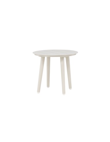 Runt sidobord Lina, Ø40 cm, Beige