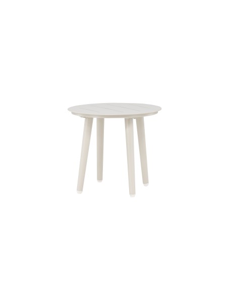 Runt sidobord Lina, Ø40 cm, Beige