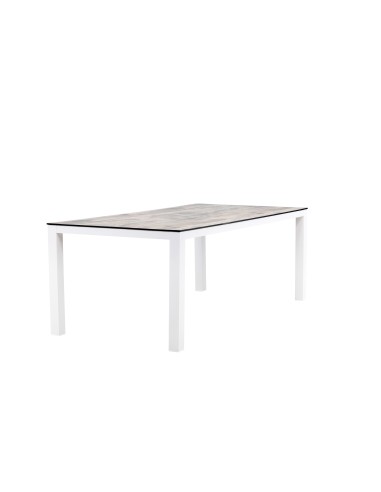 Matbord Llama, 205 × 100 cm, Grå