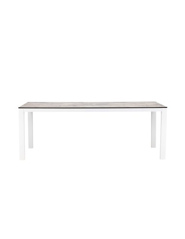 Matbord Llama, 205 × 100 cm, Grå