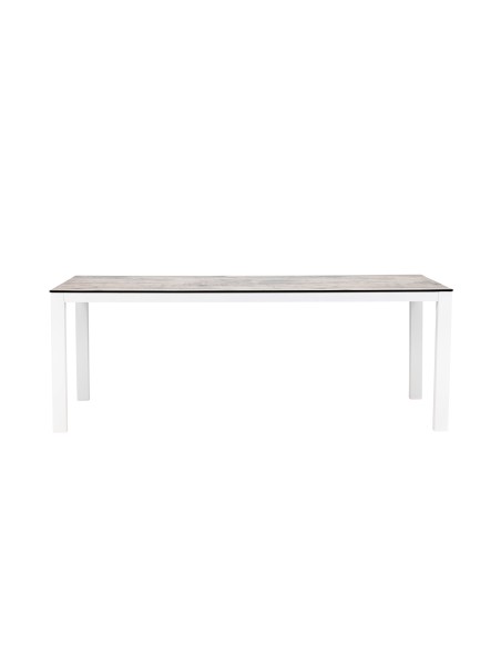 Matbord Llama, 205 × 100 cm, Grå