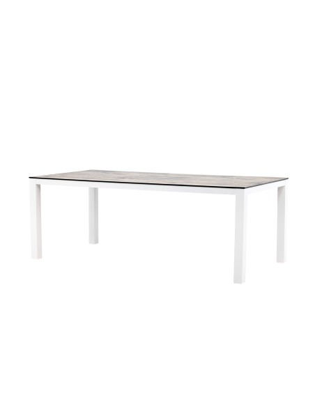 Matbord Llama, 205 × 100 cm, Grå