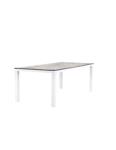 Matbord Llama, 205 × 100 cm, Grå
